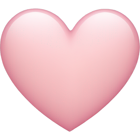 Light pink heart