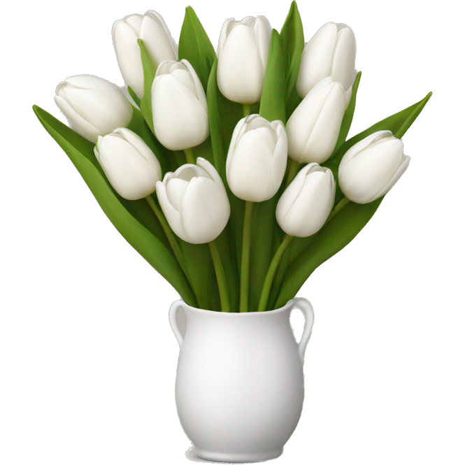 White tulip bouquet