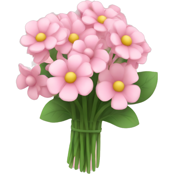 Baby pink flower bouquet
