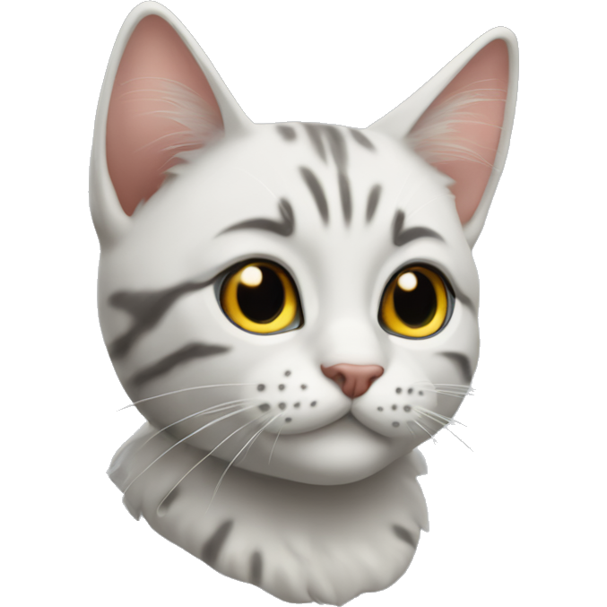 Милая кошка спит