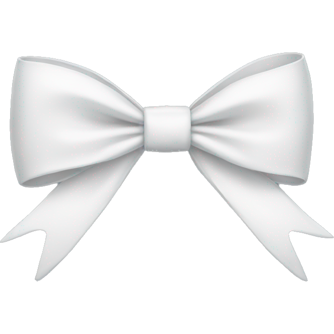 White bow