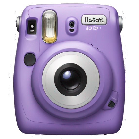 Purple instax