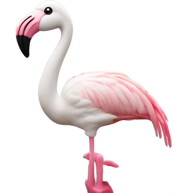Flamingo on a cruise ship