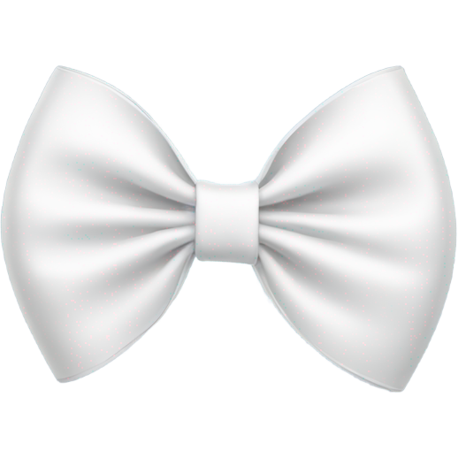 White bow