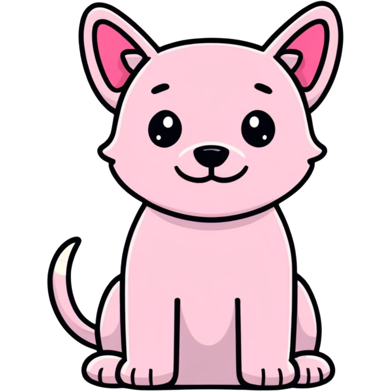 Pink dog
